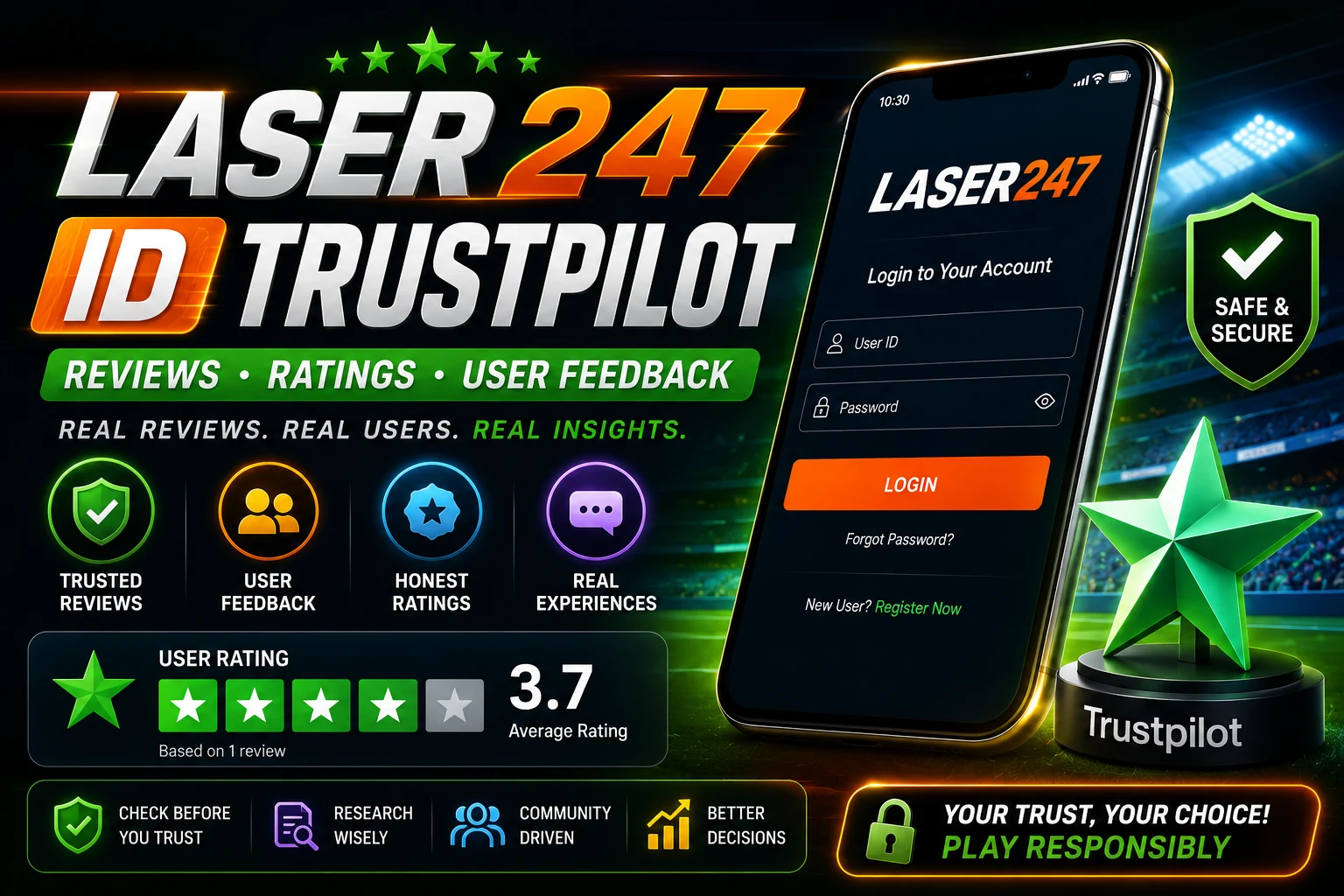 Laser247 ID Trustpilot
