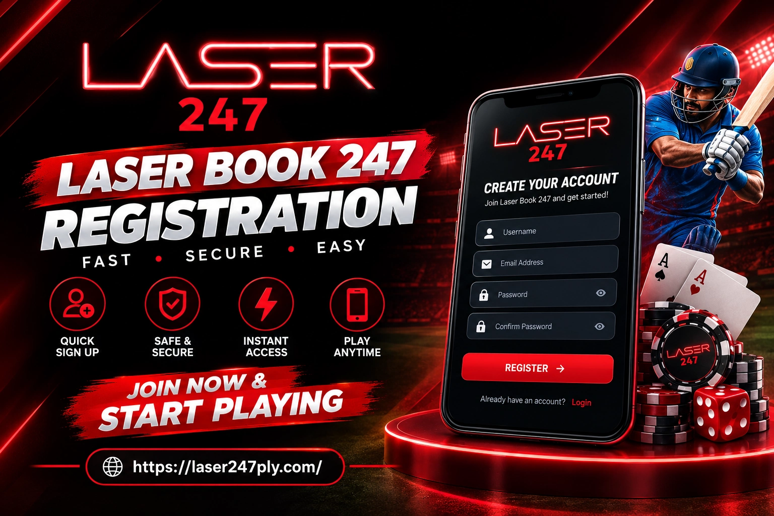 laser book 247 registration